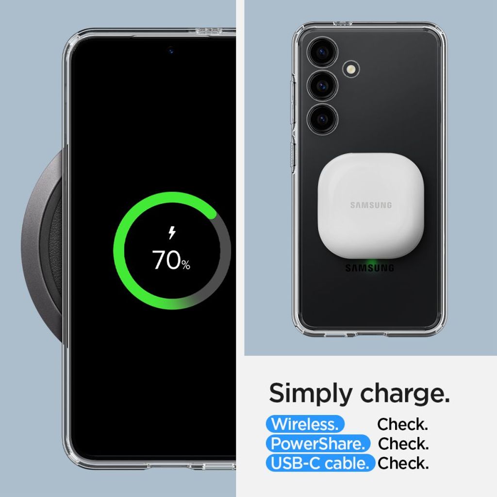 Spigen Ultra Hybrid Cover til Samsung Galaxy S24 Plus - Gennemsigtig