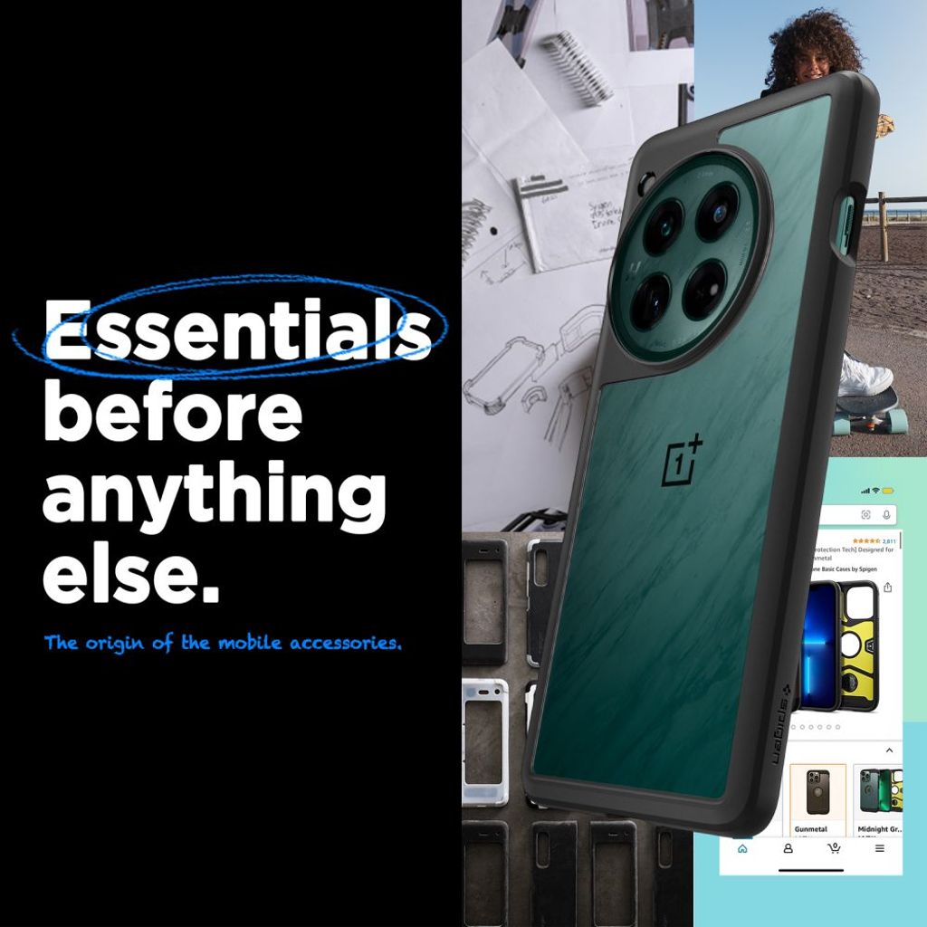 Spigen Ultra Hybrid Kuori OnePlus 12 - Matte Black