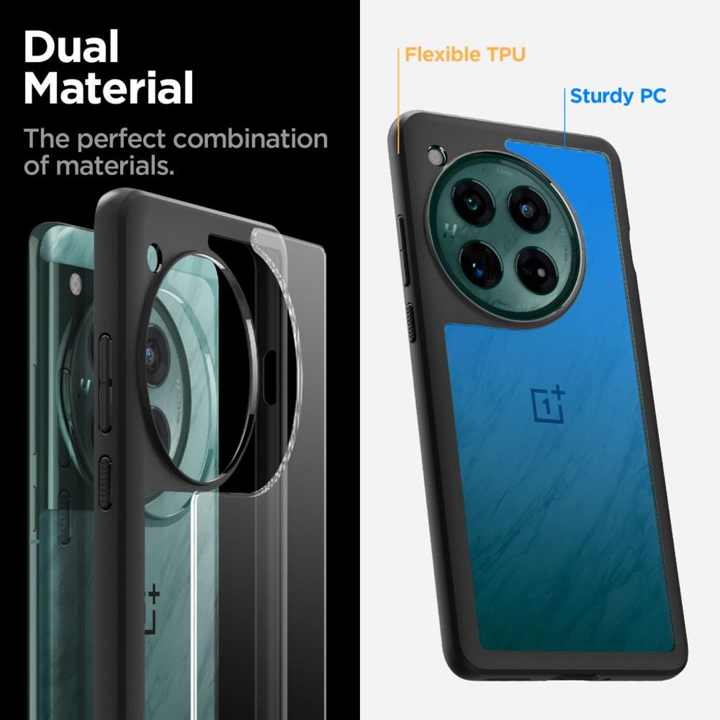 Spigen Ultra Hybrid Kuori OnePlus 12 - Matte Black