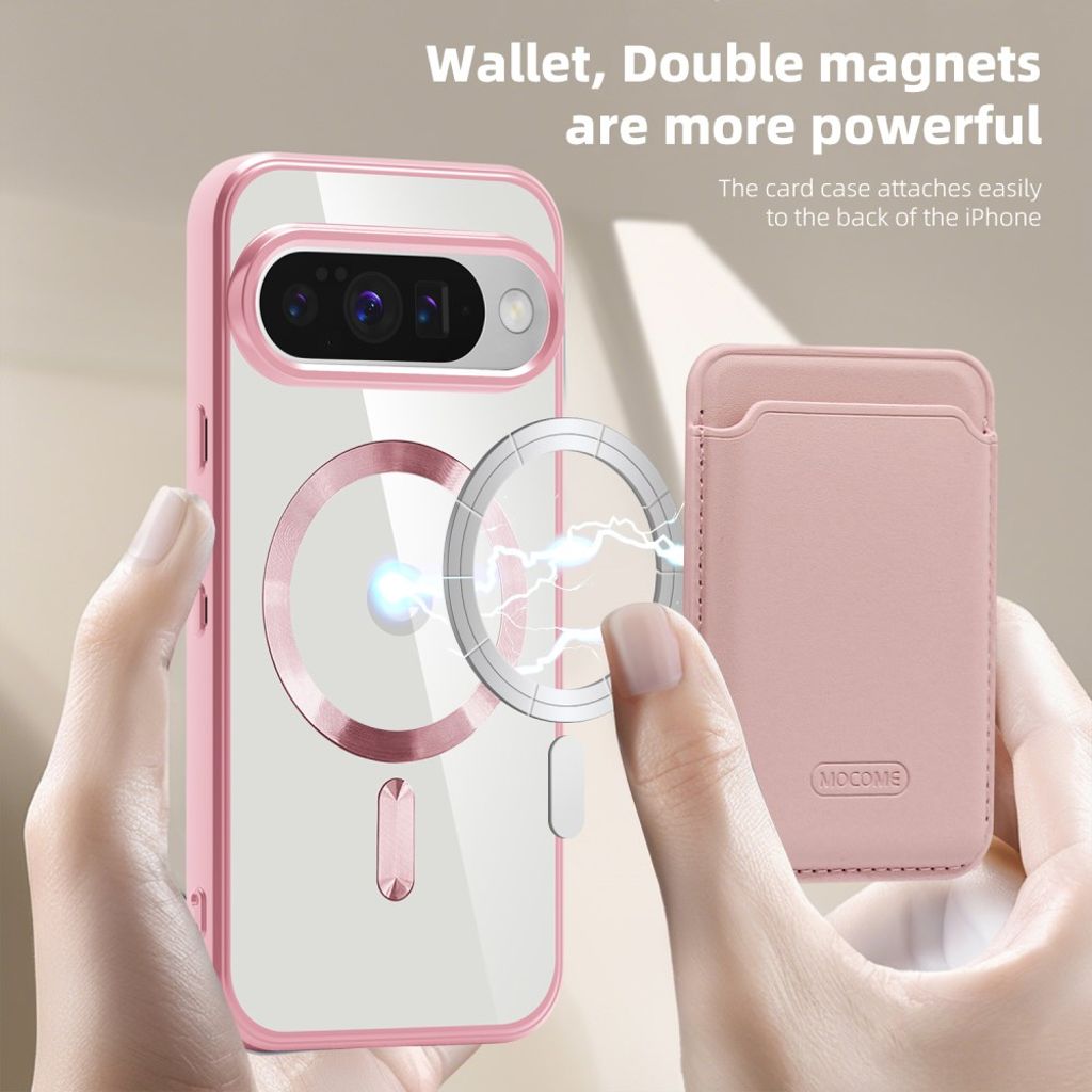 Google Pixel 10 / 10 Pro Case with Wallet - Pink