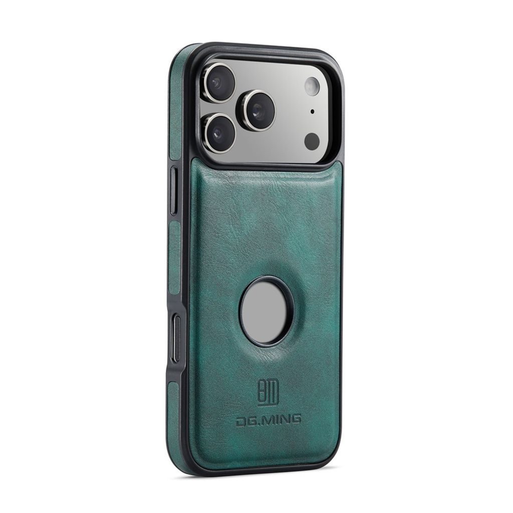 DG.MING iPhone 18 Pro Max/17 Pro Max Skal med Magnetisk Avtagbar Plånbok - Grön