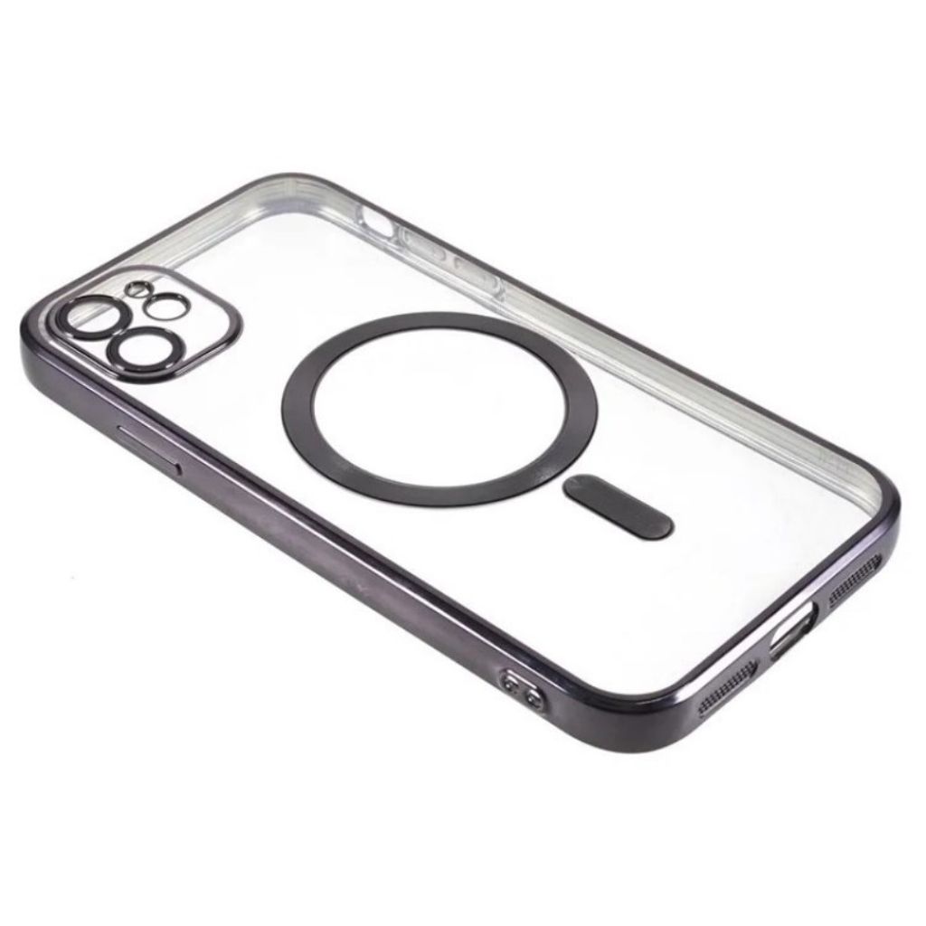 iPhone 11 MagSafe-kompatibelt skal med skärmskydd – Svart