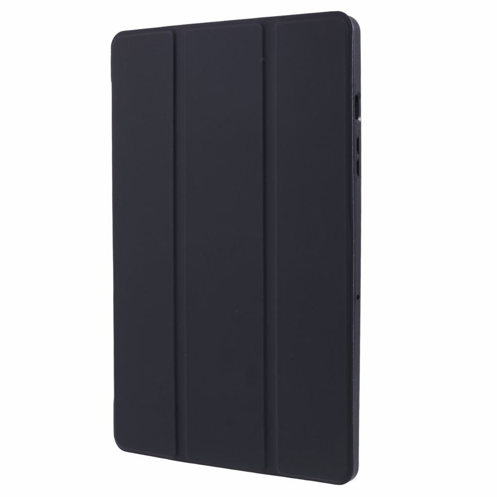 Samsung Galaxy Tab A11 Plus Etui Tri-Fold PU-lær og TPU - Svart