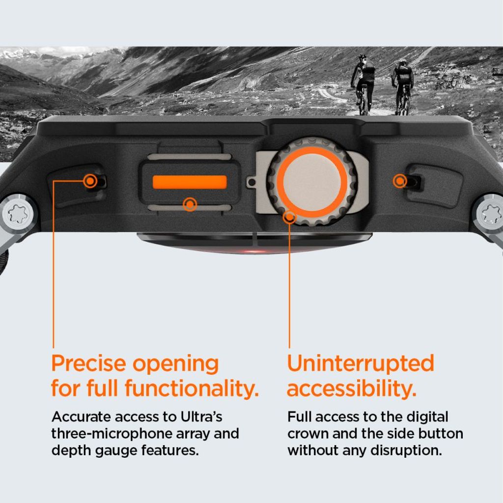 Spigen Lite Fit Pro Klokkereim til Apple Watch Ultra 1/2 (49 mm) - Matte Black