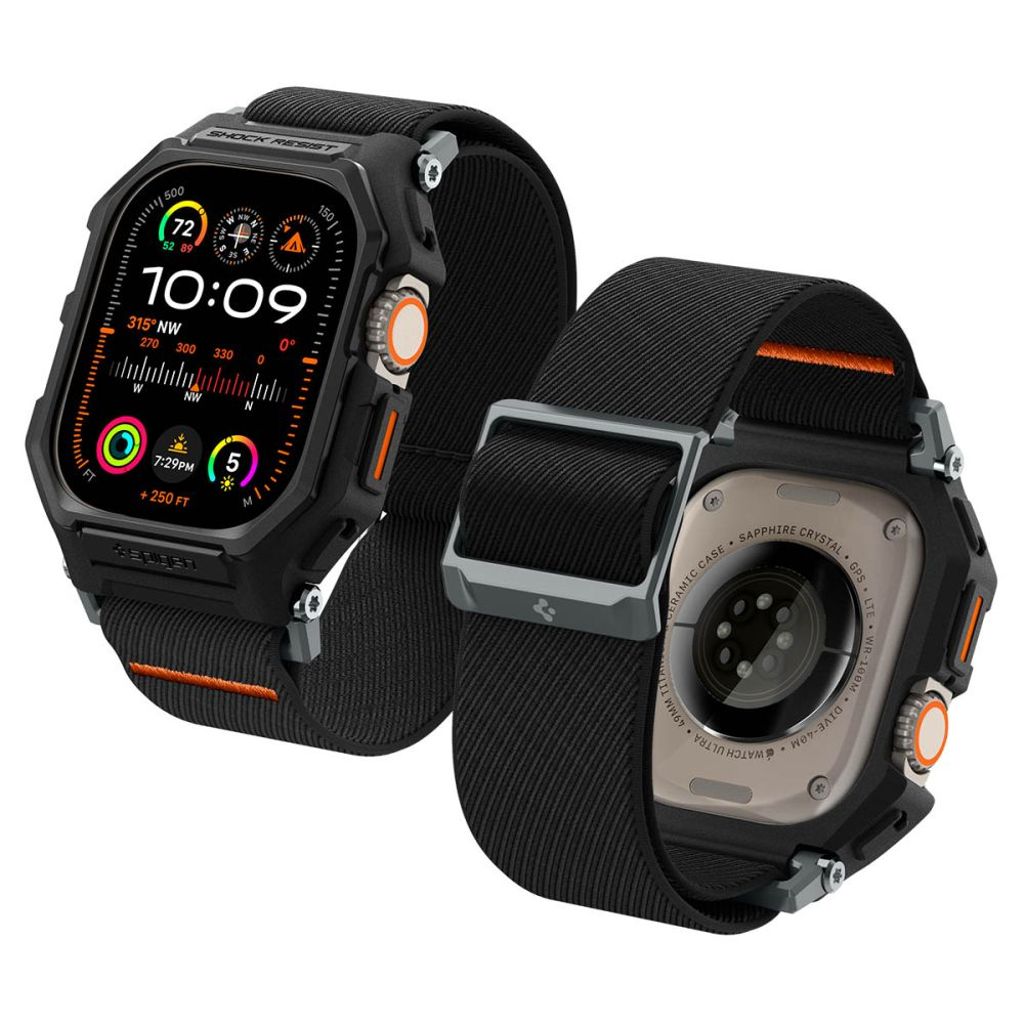 Spigen Lite Fit Pro Klokkereim til Apple Watch Ultra 1/2 (49 mm) - Matte Black
