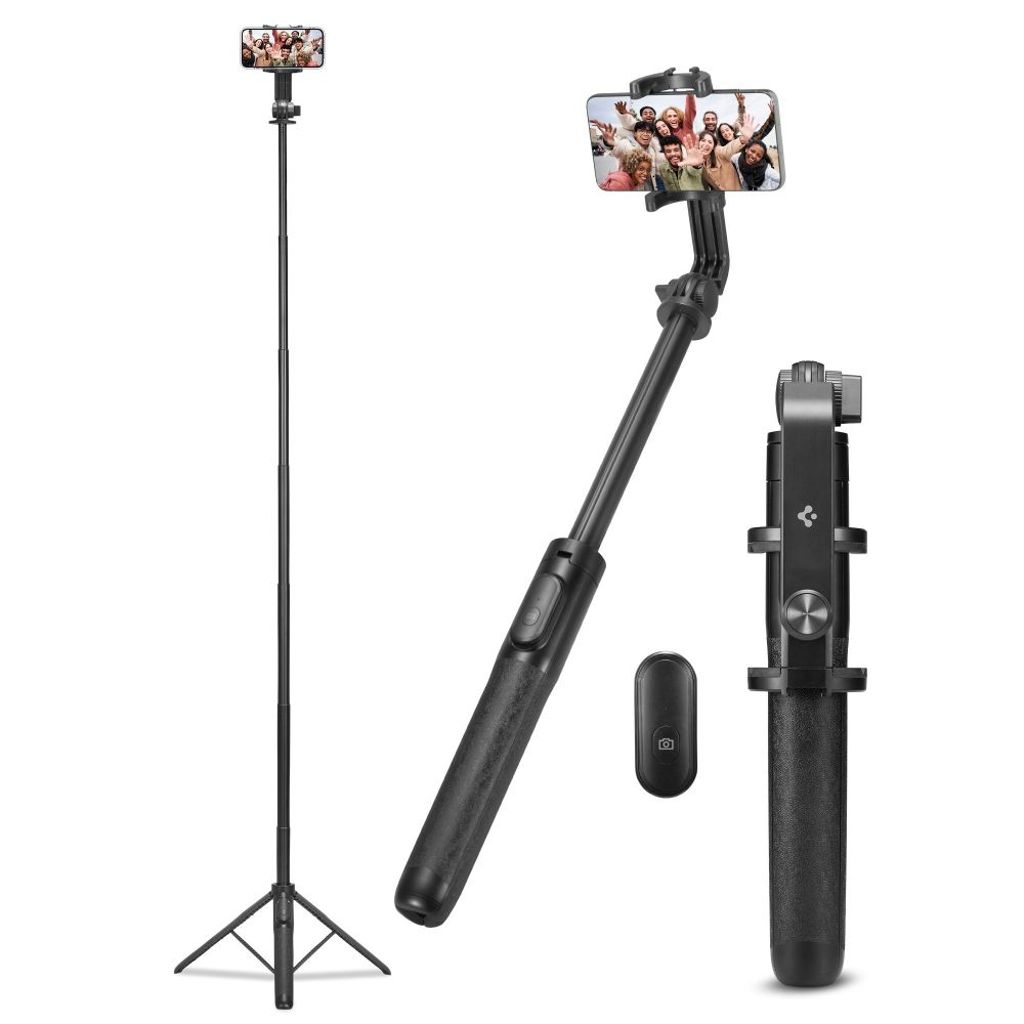 Spigen S560W Bluetooth Selfie Stick > Kolmijalka – Musta