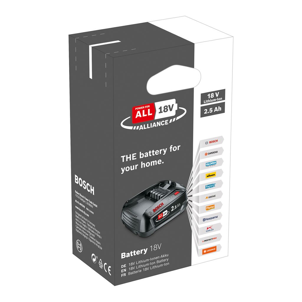 Bosch PBA 18V-batteri 2.5Ah Li-ion - Original