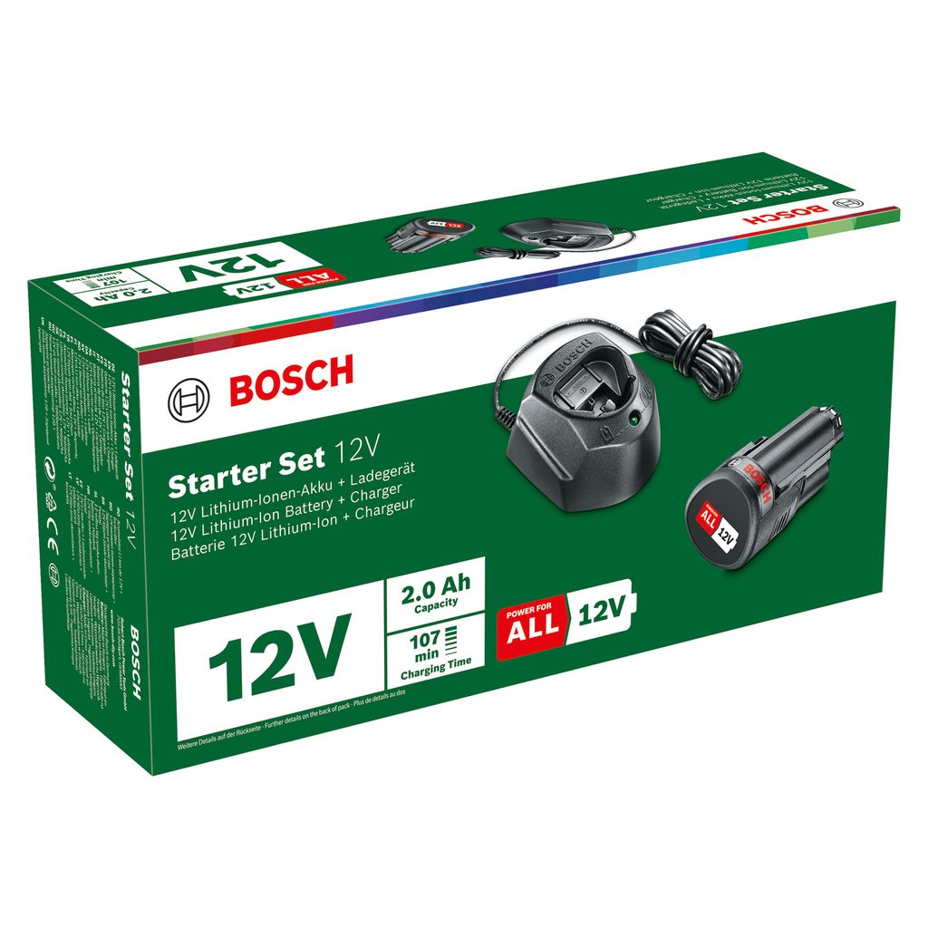 Bosch Batteriset 12V-batteri 1.5Ah med GAL 1210 CV-laddare - Original