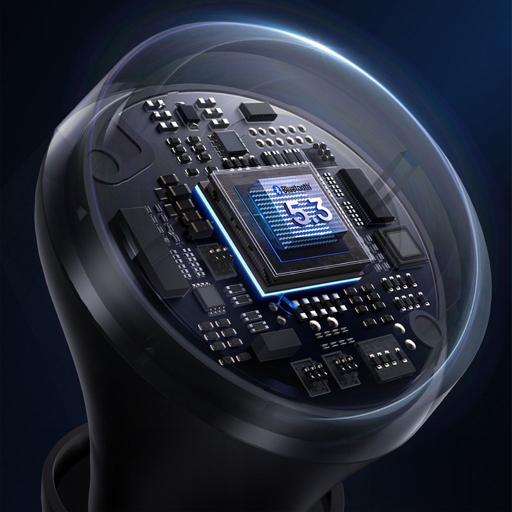 Baseus Bowie E18 trådlösa TWS hörlurar med ENC och IPX4 – svart