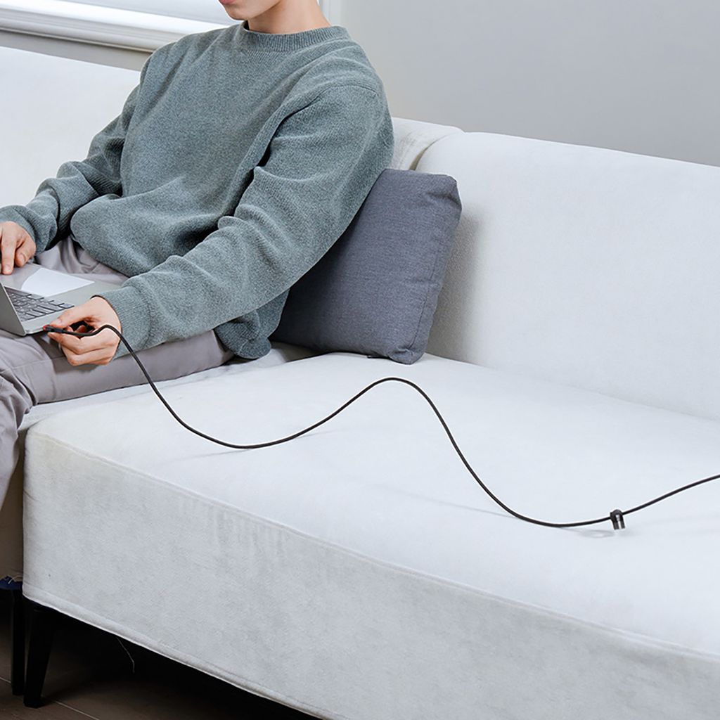 Baseus Cafule USB-C til USB-C kabel 100W, 2-pak (1 m, rød-sort & sort-grå)