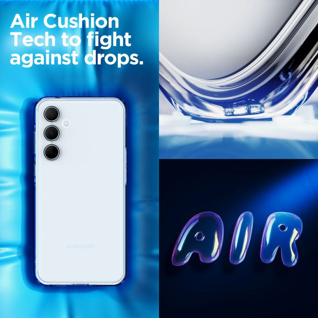 Spigen Ultra Hybrid Cover til Samsung Galaxy A35 5G - Gennemsigtig