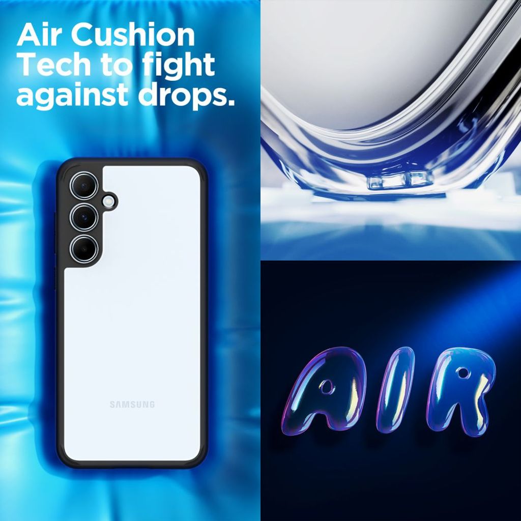 Spigen Ultra Hybrid Skal till Samsung Galaxy A55 5G - Matte Black