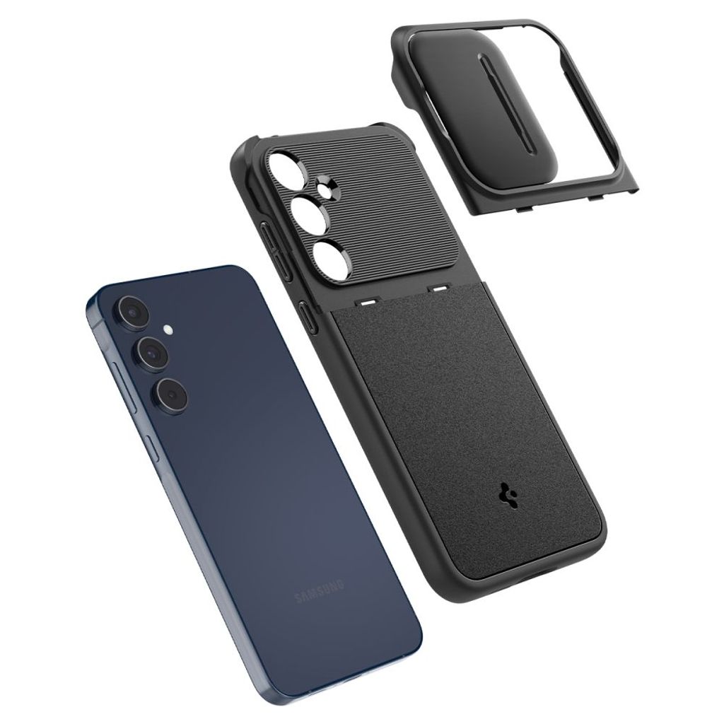 Spigen Optik Armor Skal till Samsung Galaxy A55 5G - Svart