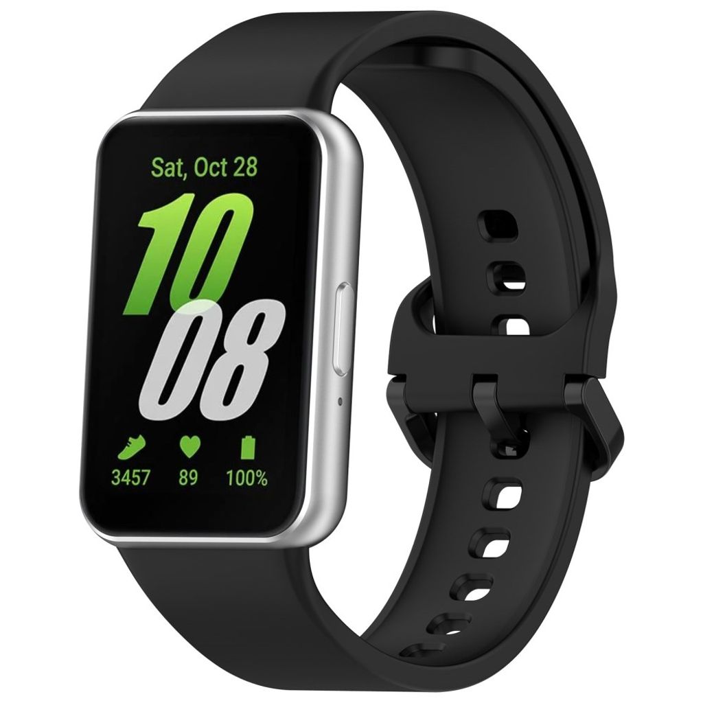 Samsung Galaxy Fit3 Klockarmband i Silikon – Svart