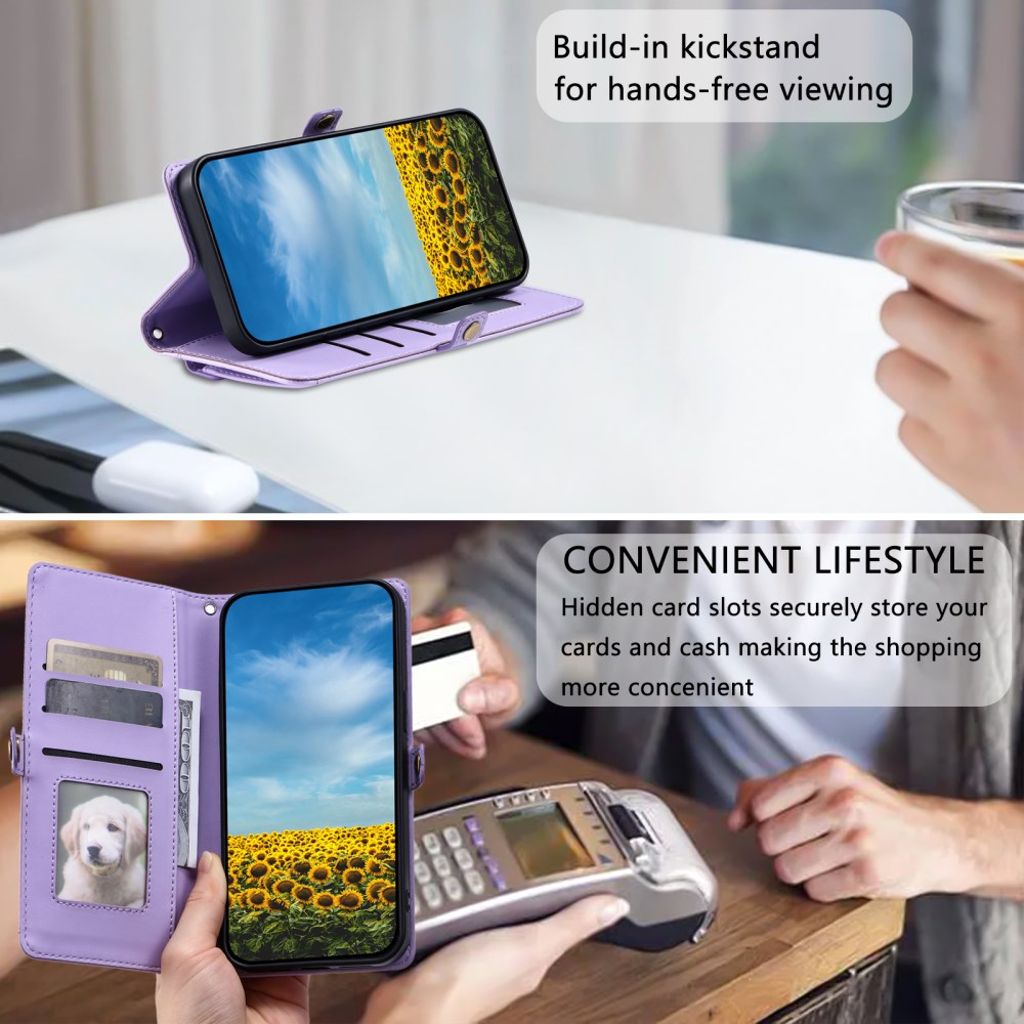 Sony Xperia 1 VII Fodral med Bärrem - Lila