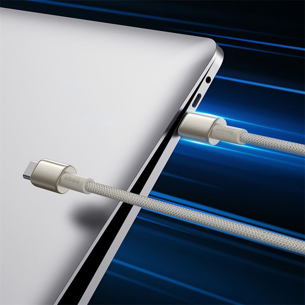 Baseus Tungsten Gold USB-C / USB-C kabel 100W 1m - guld