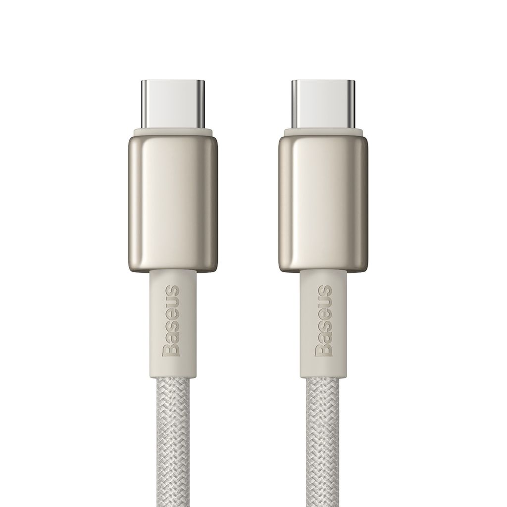 Baseus Tungsten Gold USB-C / USB-C kabel 100W 1m - guld
