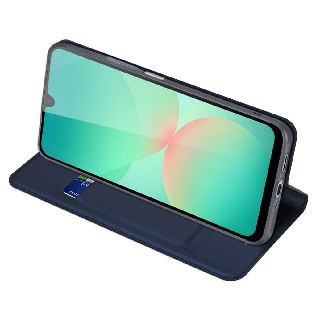 Dux Ducis Samsung Galaxy A27 5G Kotelo Kortinpidike/Jalusta - Sininen