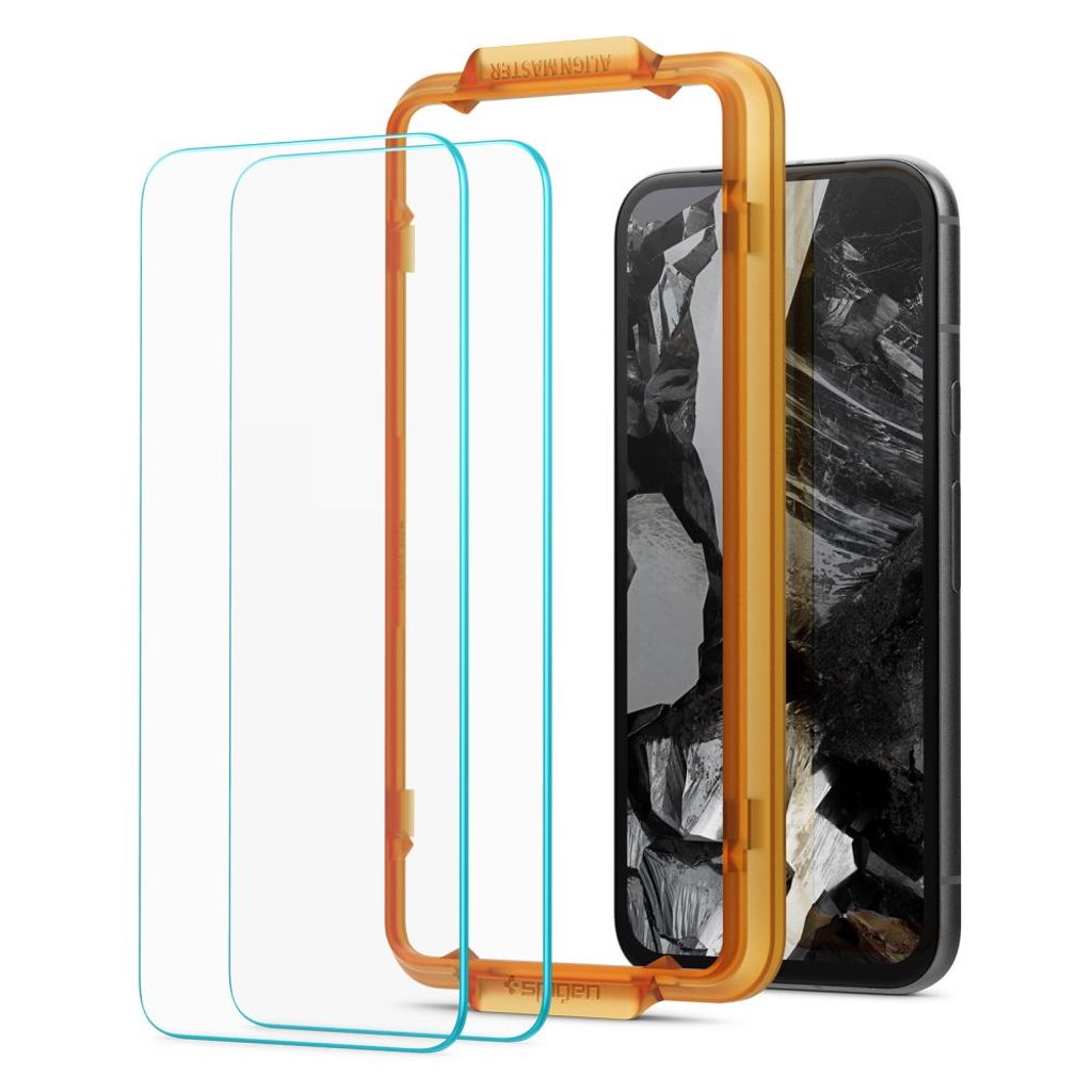 Spigen ALM Glas.tR, 2-pack Näytönsuoja Google Pixel 8A