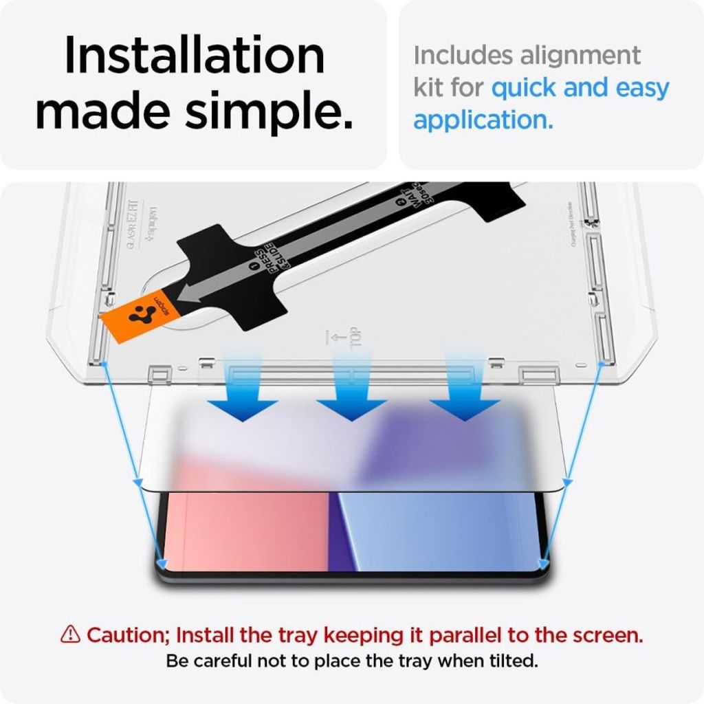 Spigen Glas.tR EZ Fit Skærmbeskyttelse til iPad Pro 13" 2024