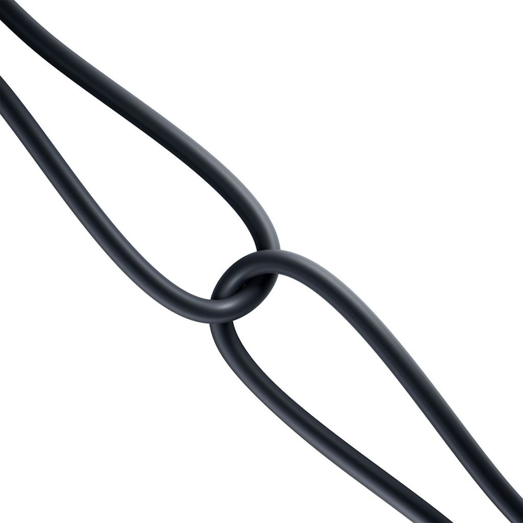 3mk Hyper Cable 3in1 USB-ladekabel 1,5 meter svart