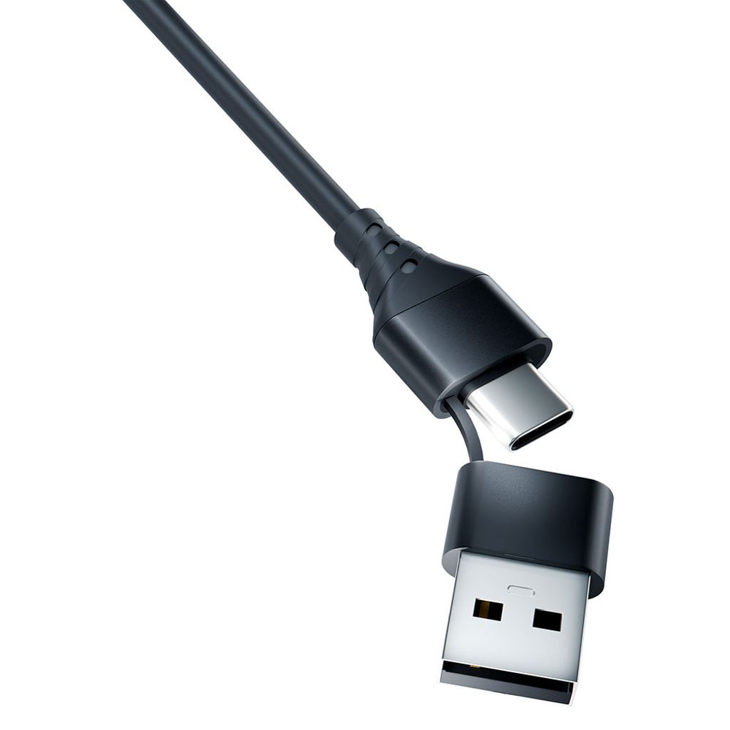 3mk Hyper Cable 3in1 USB-ladekabel 1,5 meter svart