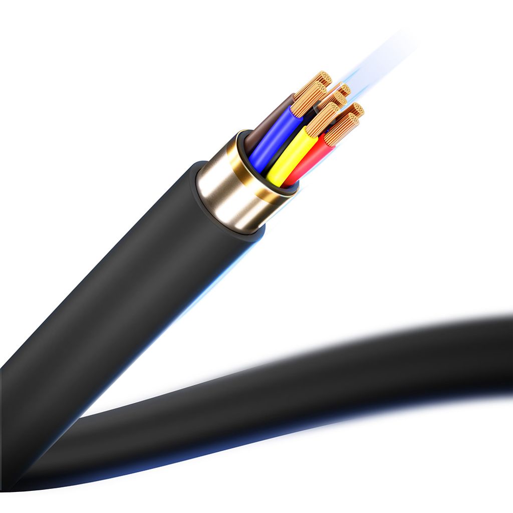 3mk Hyper Silicone Cable USB-C / USB-C 100W 2m - Svart