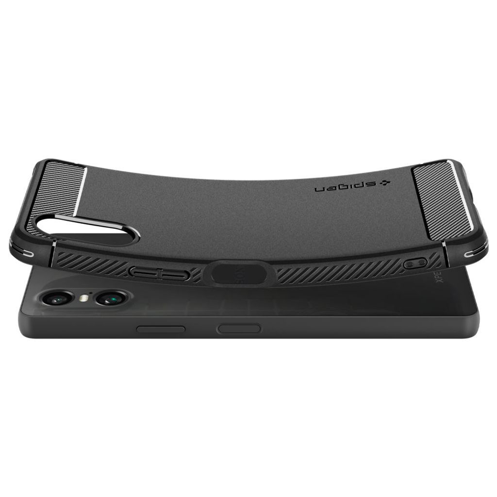 Spigen Rugged Armor Cover til Sony Xperia 10 VI - Matte Black