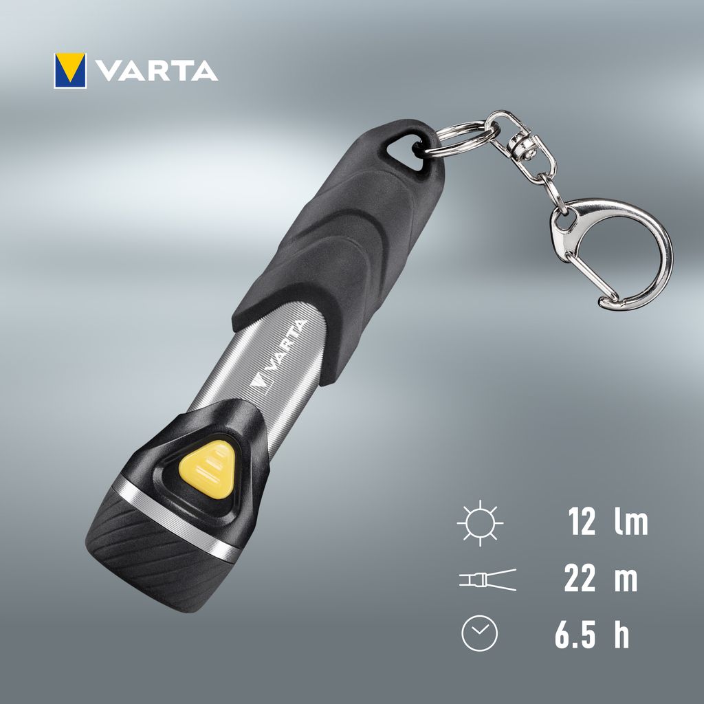 VARTA Day Light nøkkelring lommelykt LED 12Lm