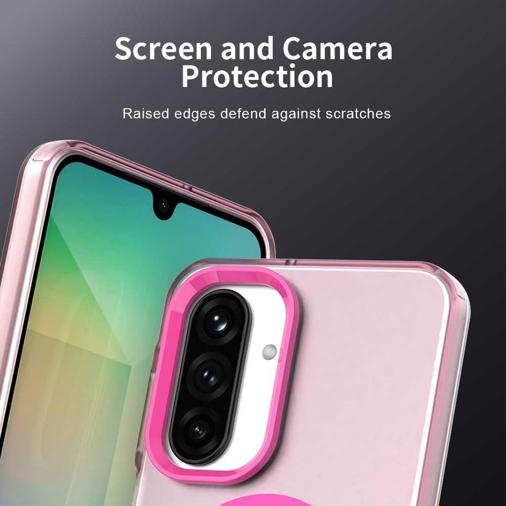 Samsung Galaxy A17 5G / A16 5G / A16 4G Cover med MagSafe - Rød