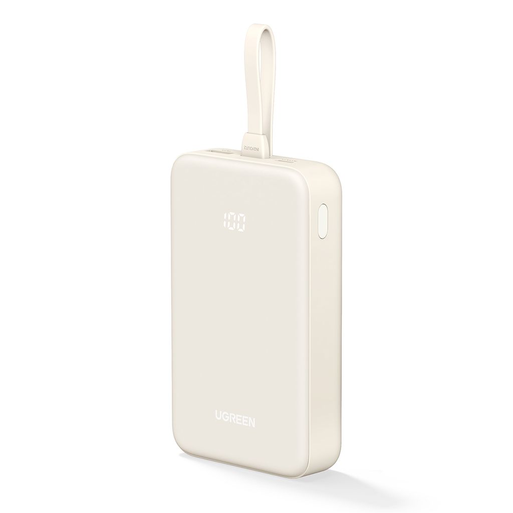 Ugreen PB505 powerbank 20000mAh USB-C USB-A – hvit