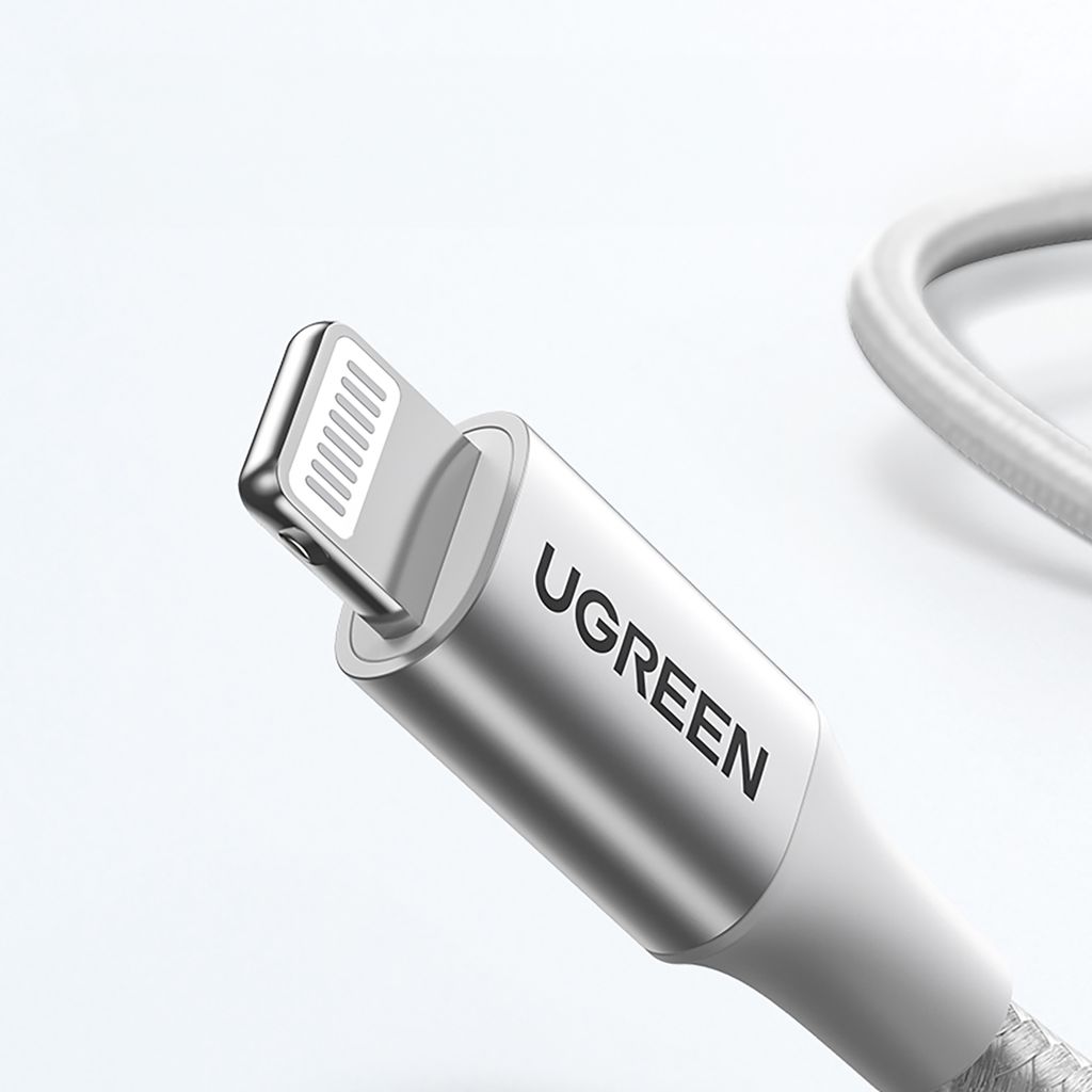 Ugreen US304 70523 USB-C til Lightning kabel 1m - sølv