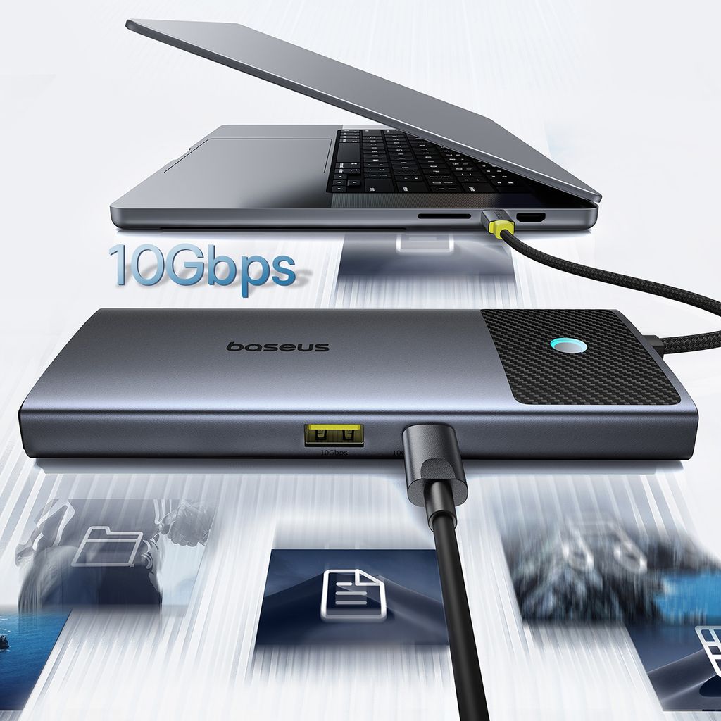 Baseus Metal Gleam Series II 7in1 USB-C hub