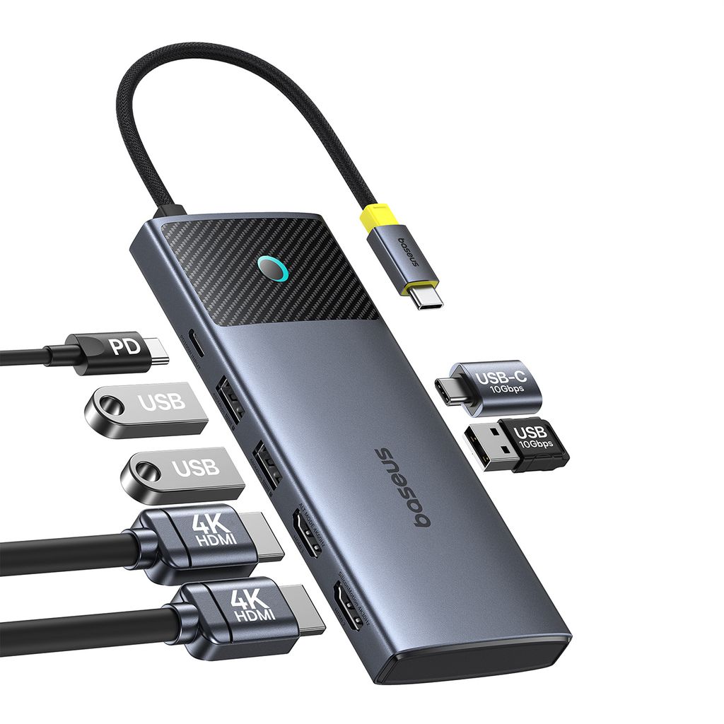 Baseus Metal Gleam Series II 7in1 USB-C hub