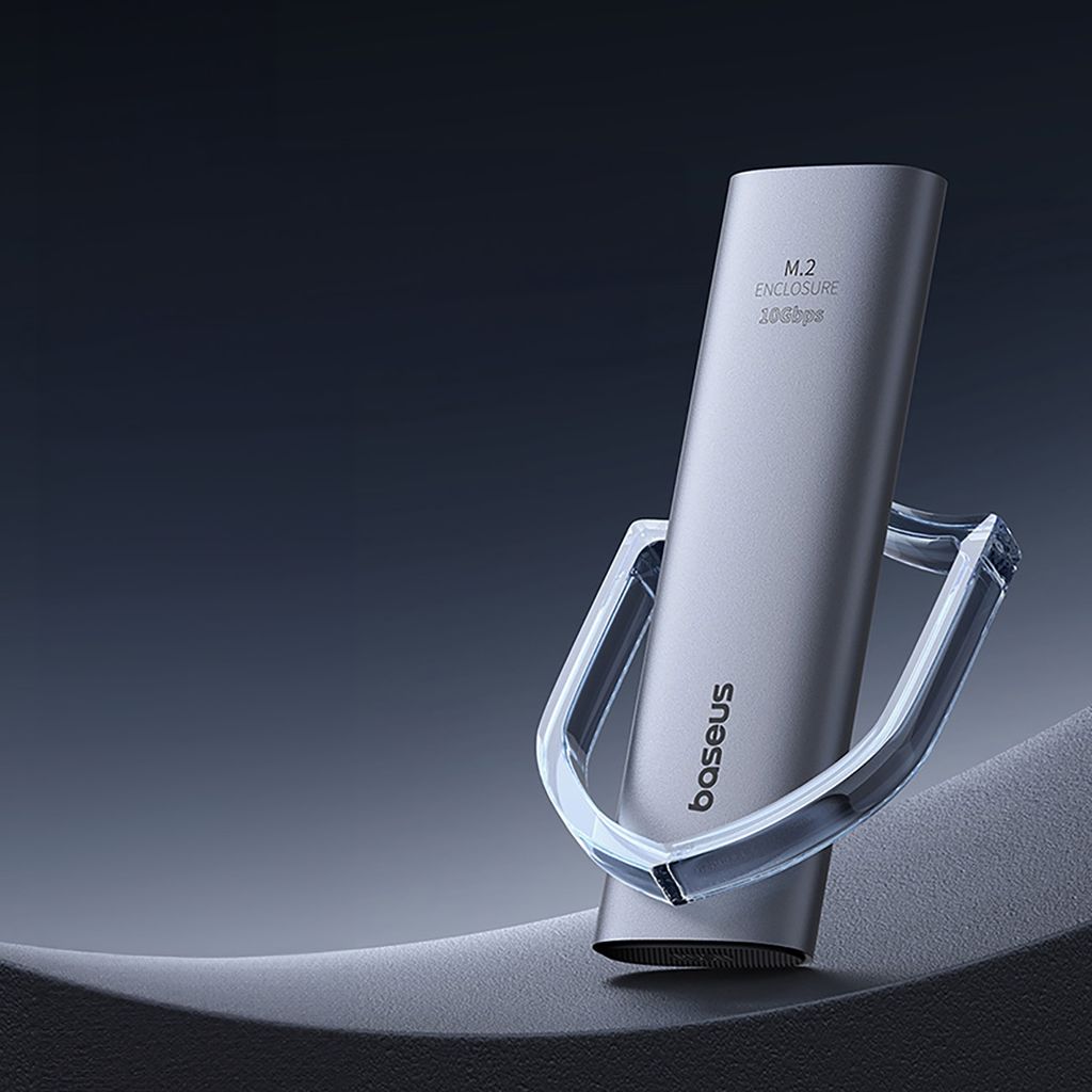 Baseus FlyJoy M.2 NVMe 10Gb/s SSD caddy - grå