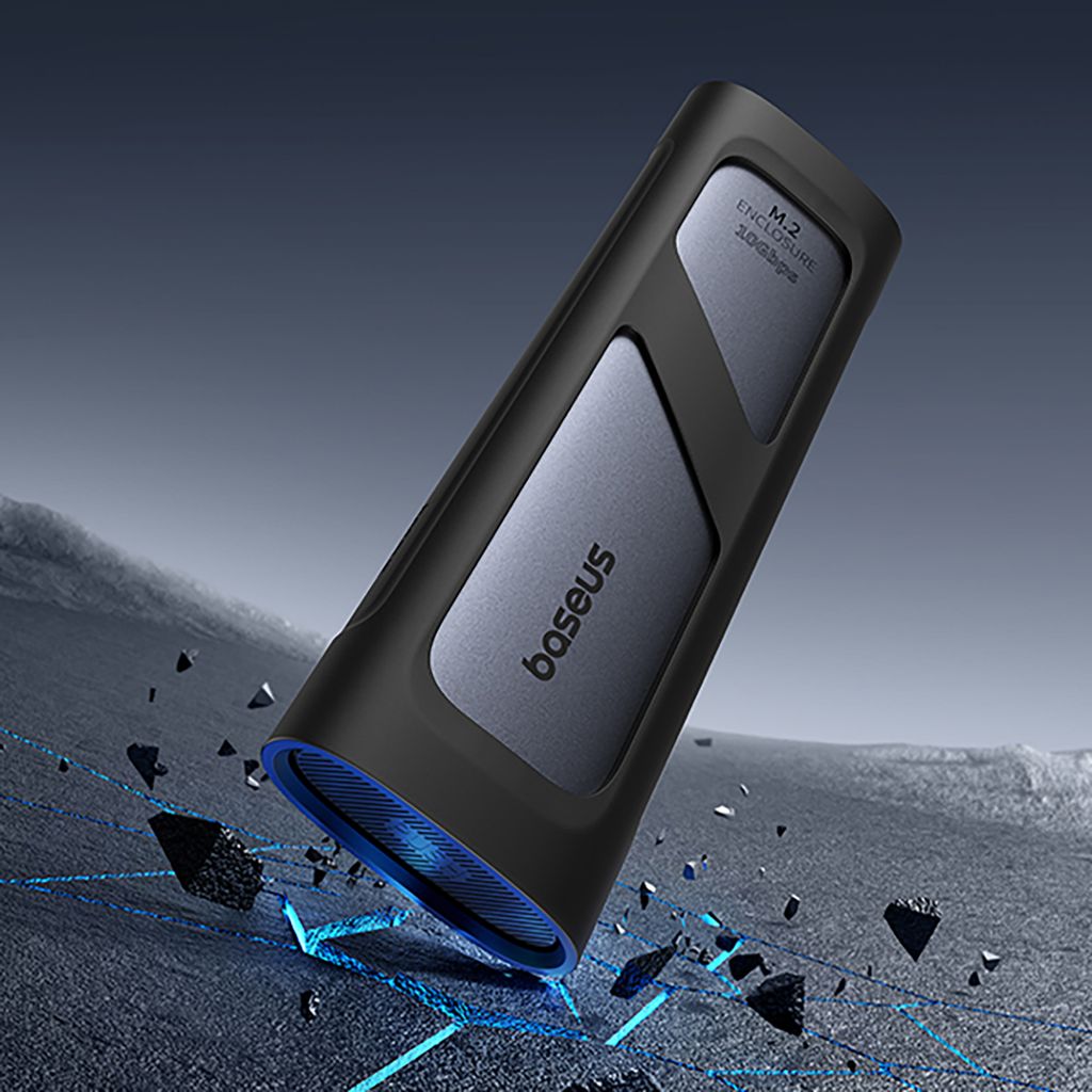 Baseus FlyJoy M.2 NVMe 10Gb/s SSD caddy - grå