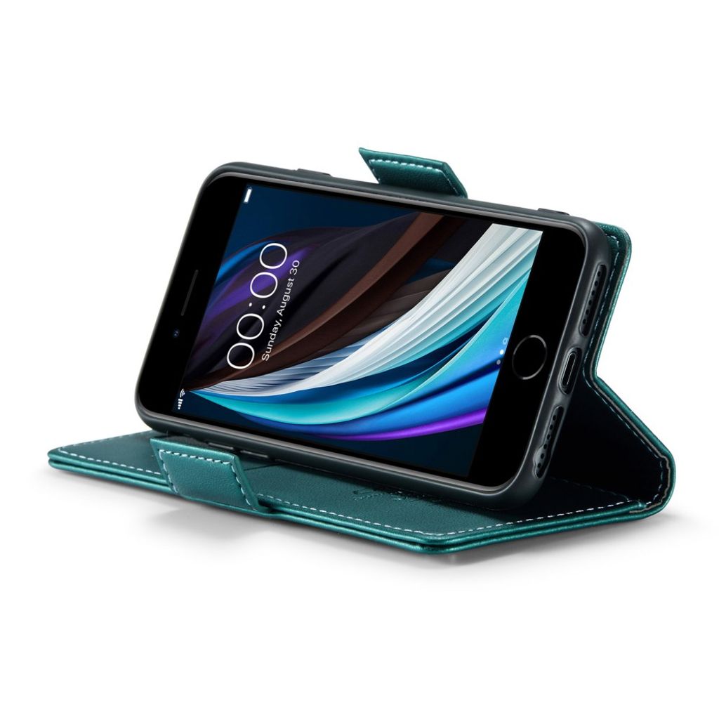 CASEME iPhone 6/6s/7/8/SE 2020/2022 Fodral med Kortfack - Grön