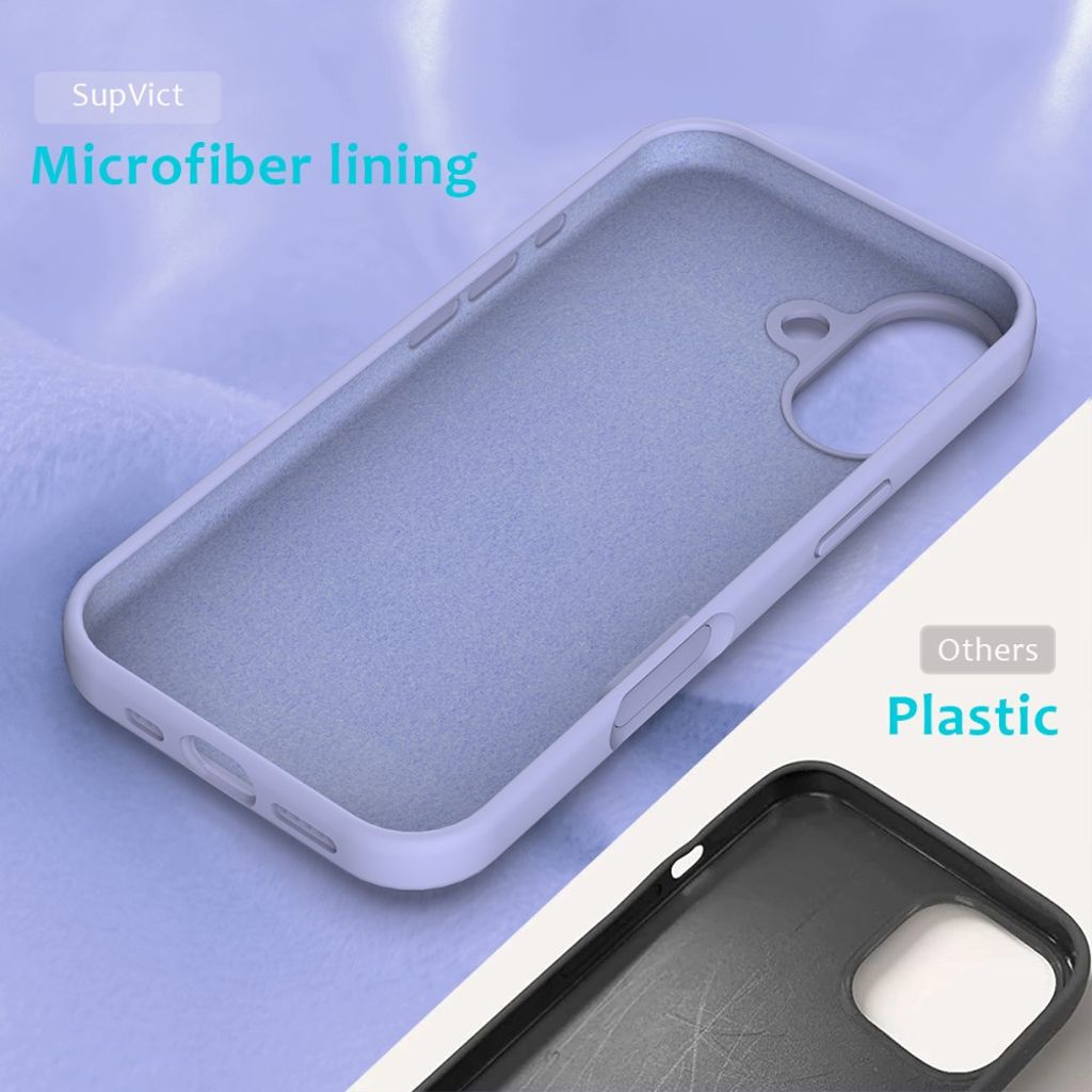 iPhone 17 silicone phone case - light blue