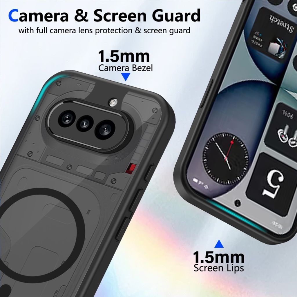 Nothing Phone (4a) MagSafe-kompatibelt Deksel - Svart