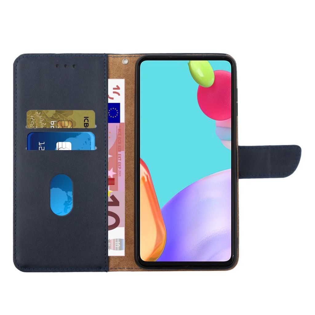 Google Pixel 11 Pro XL Plånboksfodral Äkta Läder – Blå