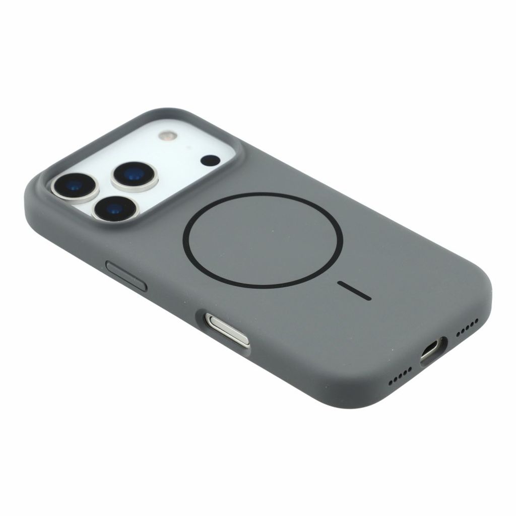 X-LEVEL iPhone 18 Pro Max/17 Pro Max MagSafe kuori silikonista - Musta