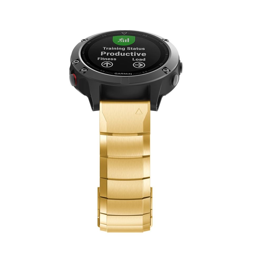 Garmin Fenix ​​​​6X Stainless Steel Watch Strap - Gold
