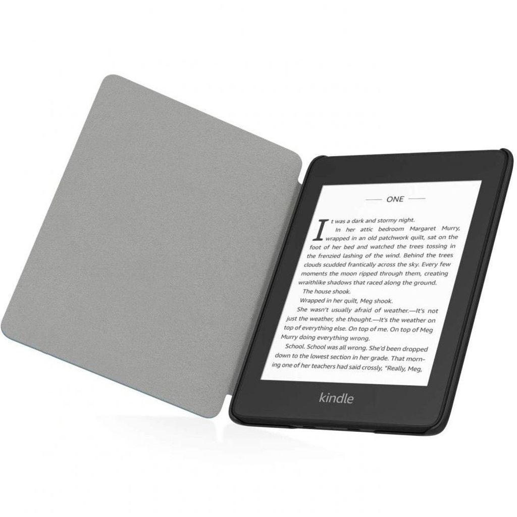 Tech-Protect Kindle Paperwhite V/5/Signature Edition Skal – Blå med Sakura-mönster