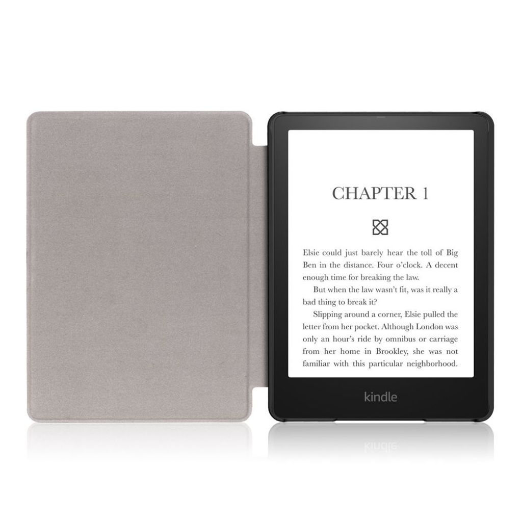 Tech-Protect Kindle Paperwhite V/5/Signature Edition Skal – Blå med Sakura-mönster