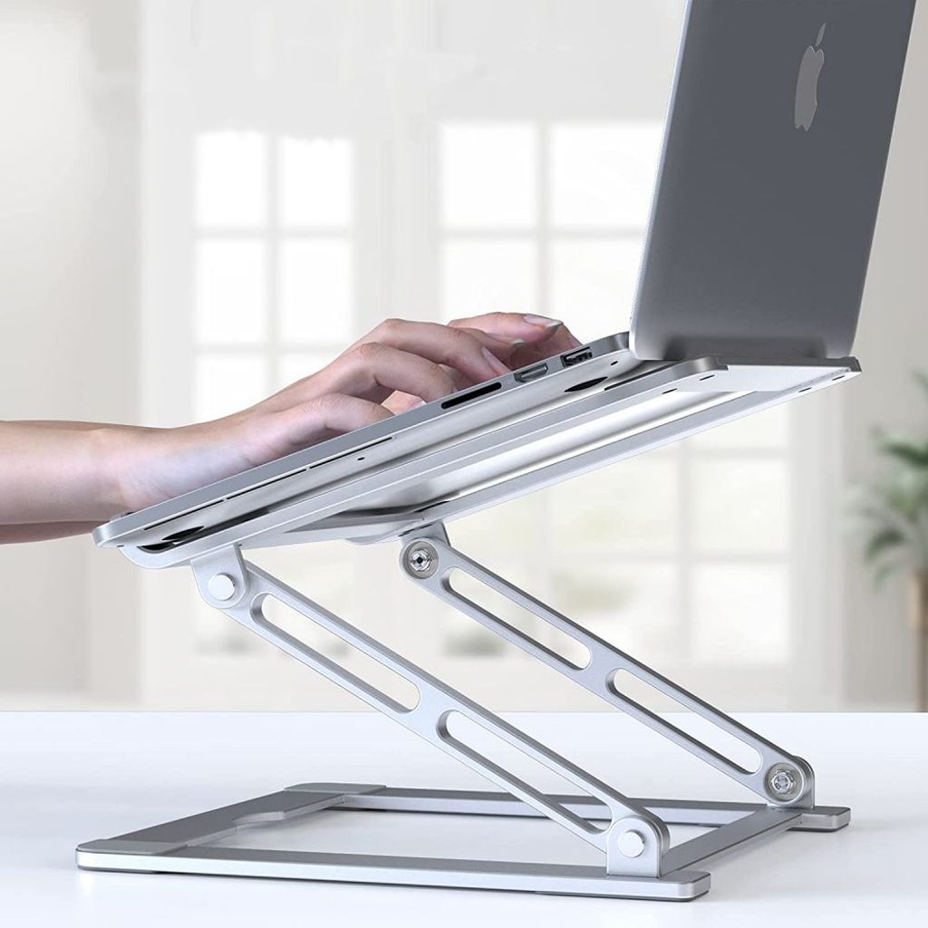 Tech-Protect ULS400 Sammenklappelig Laptop Stand Universal op til 17" – Grå