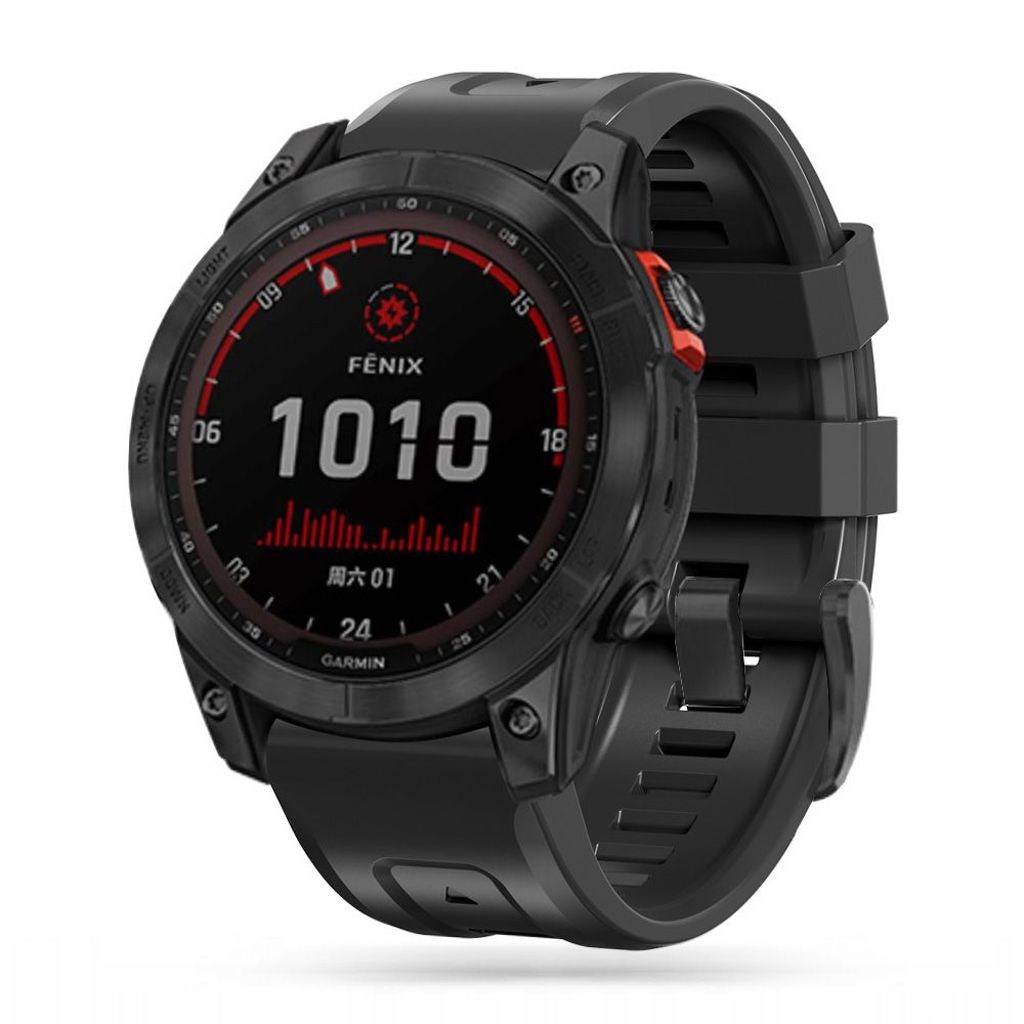 Tech-Protect IconBand Klokkereim til Garmin Fenix 5/6/6 Pro/7 - Svart