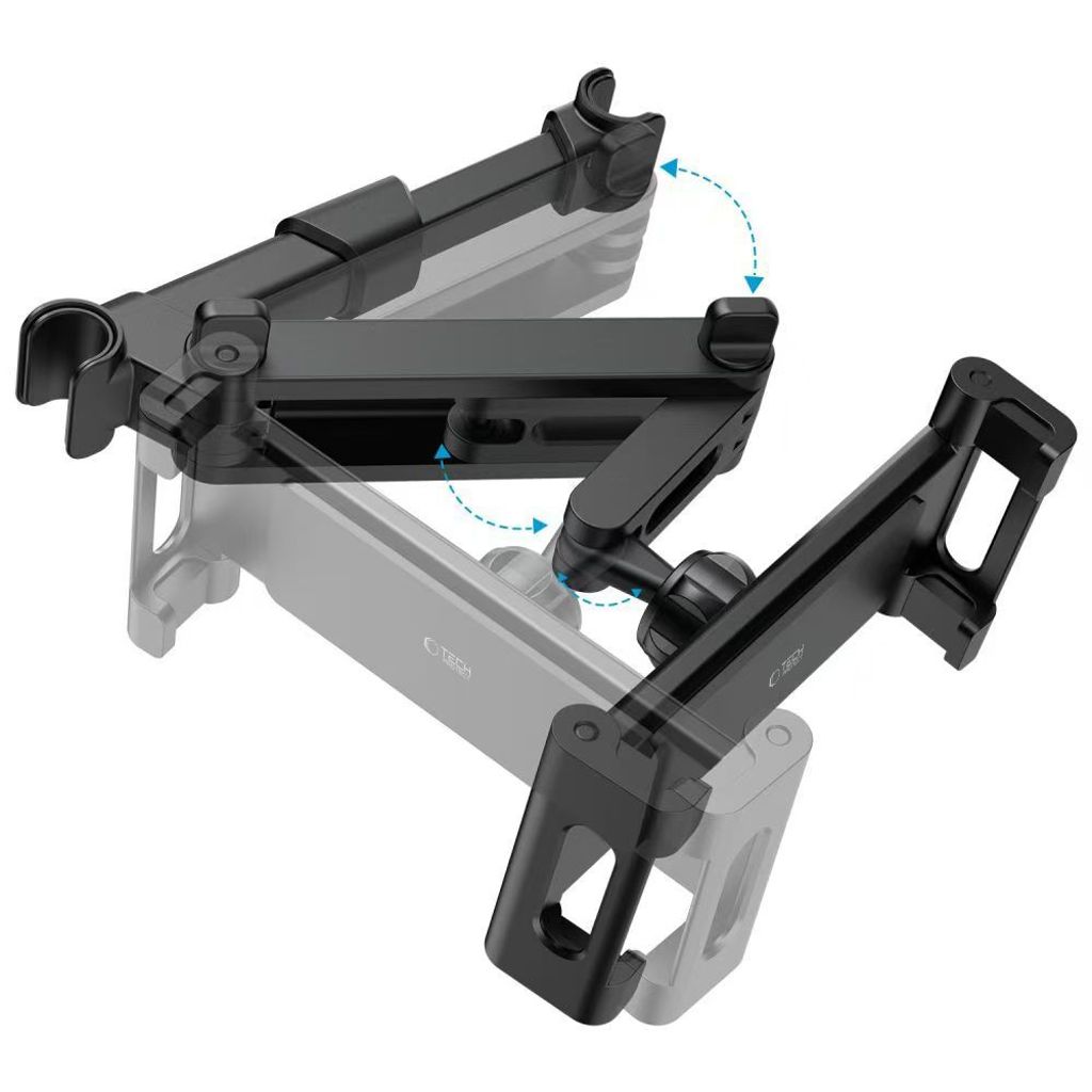 Tech-Protect V1 telescopic car headrest phone holder – Black