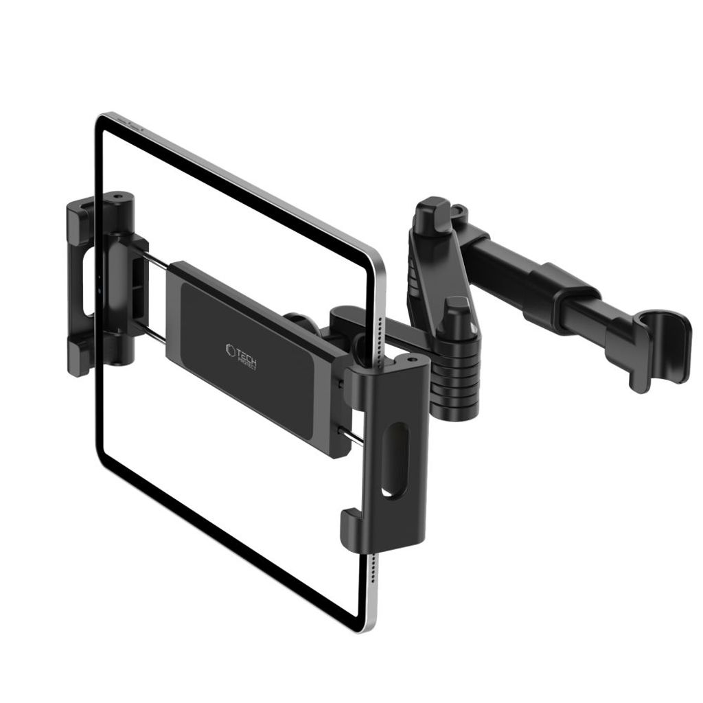 Tech-Protect V1 telescopic car headrest phone holder – Black