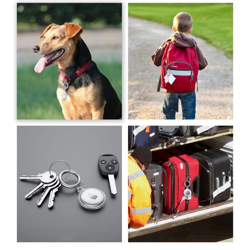 Tech-Protect Icon Cover til Apple AirTag – Gennemsigtig