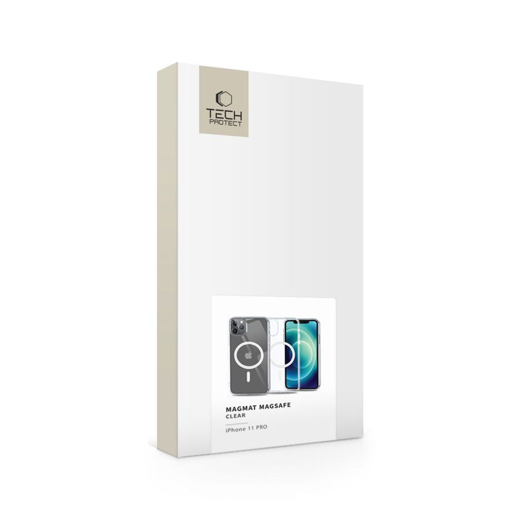 Tech-Protect MagMat MagSafe Case for iPhone 11 Pro - Transparent